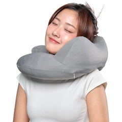 Anywhere Nap Pillow หมอนงีบเพื่อสุขภาพ พกพาเพื่อการพักผ่อนทุกที่ ทุกเวลา ออกแบบมาเพื่อรองรับศีรษะและลำคออย่างนุ่มสบาย - Ergotrend