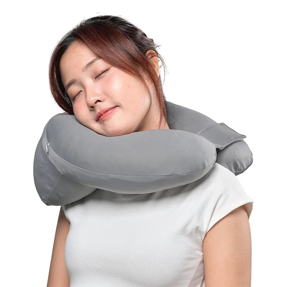Anywhere Nap Pillow หมอนงีบเพื่อสุขภาพ พกพาเพื่อการพักผ่อนทุกที่ ทุกเวลา ออกแบบมาเพื่อรองรับศีรษะและลำคออย่างนุ่มสบาย - Ergotrend