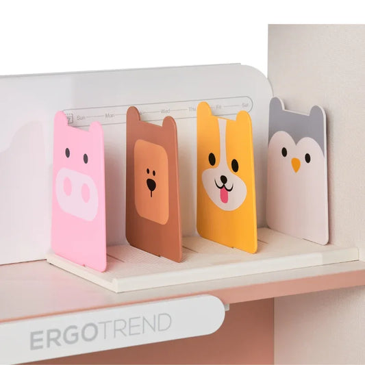 Pet Paradise ที่กั้นหนังสือลายสัตว์น่ารักสำหรับเด็ก - Ergotrend