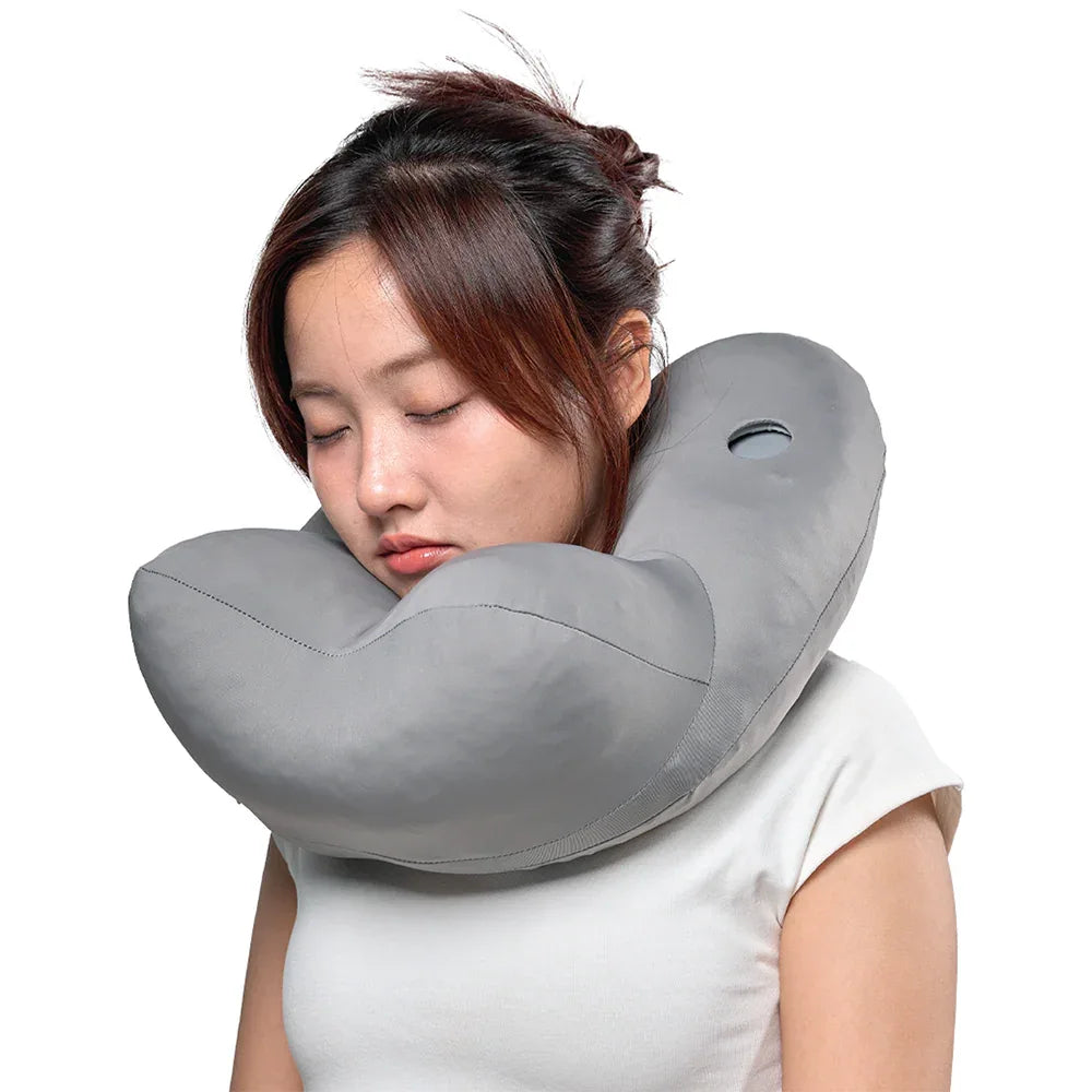 Anywhere Nap Pillow หมอนงีบเพื่อสุขภาพ พกพาเพื่อการพักผ่อนทุกที่ ทุกเวลา ออกแบบมาเพื่อรองรับศีรษะและลำคออย่างนุ่มสบาย - Ergotrend