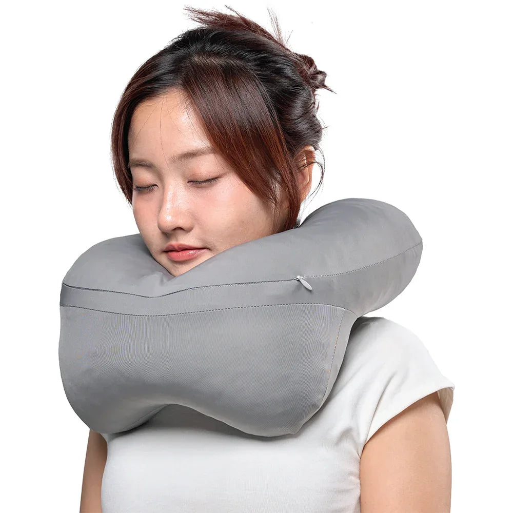Anywhere Nap Pillow หมอนงีบเพื่อสุขภาพ พกพาเพื่อการพักผ่อนทุกที่ ทุกเวลา ออกแบบมาเพื่อรองรับศีรษะและลำคออย่างนุ่มสบาย - Ergotrend