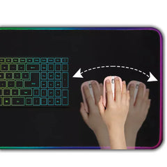 RGB Desk Mat (แผ่นรองเมาส์และคีย์บอร์ดพร้อมไฟอาร์จีบี) - Ergotrend