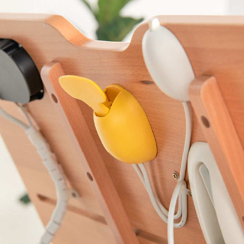 Castle Desk โต๊ะปรับระดับไฟฟ้าเด็ก ท๊อปไม้จริง European Beech