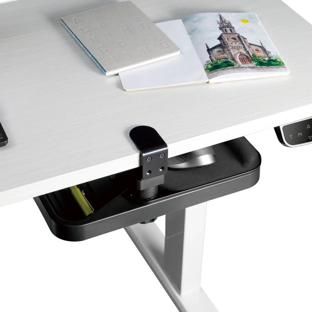 Lina Swivel Storage Tray (ที่รองเมาส์ แบบหนีบโต๊ะ มีช่องจัดเก็บอุปกรณ์) - Ergotrend