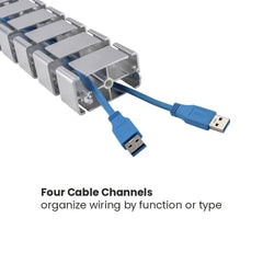 Mag Snake Cable Management (รางกระดูกงูเก็บสายไฟโต๊ะทำงาน) - Ergotrend