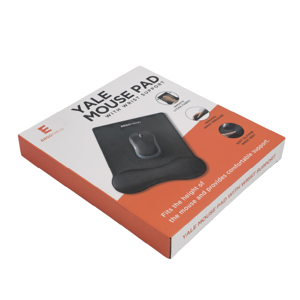 Yale Mouse Pad with Wrist Support (แผ่นรองเมาส์ พร้อมที่พักข้อมือเพื่อสุขภาพ)