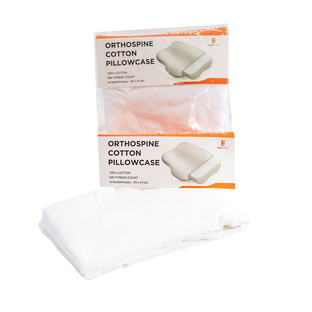 ปลอกหมอน ORTHOSPINE ADJUSTABLE ERGONOMIC PILLOW CASE ผ้าคอตตอน