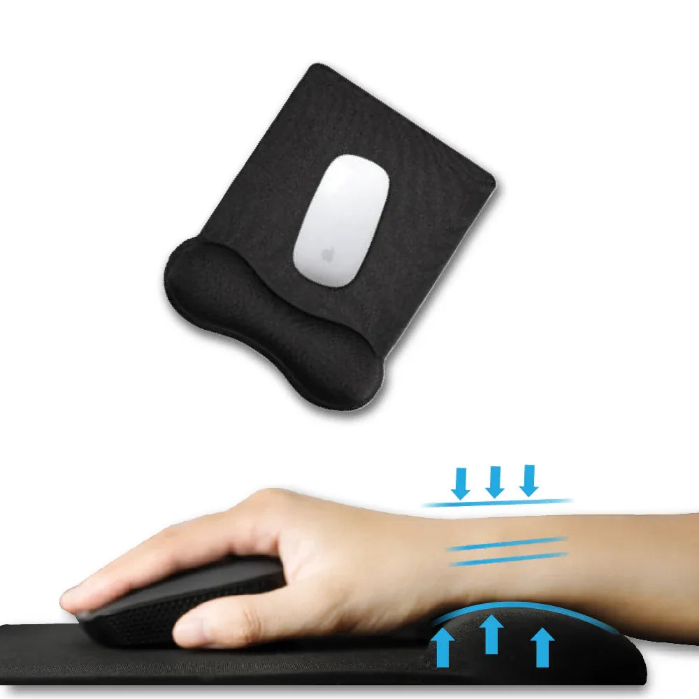 Yale Mouse Pad with Wrist Support (แผ่นรองเมาส์ พร้อมที่พักข้อมือเพื่อสุขภาพ) - Ergotrend