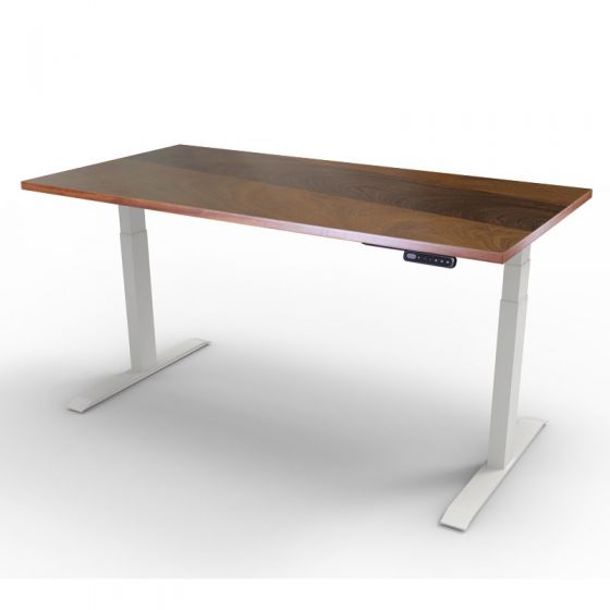 Ergotrend โต๊ะเพื่อสุขภาพเออร์โกเทรน Sit 2 Stand GEN3 ไม้จริง Top Mahogany (Premium dual motor) Thickness20mm