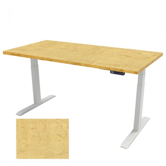 Ergotrend โต๊ะเพื่อสุขภาพเออร์โกเทรน Sit 2 Stand GEN3 ไม้จริง Top Maple (Premium dual motor) Thickness20mm
