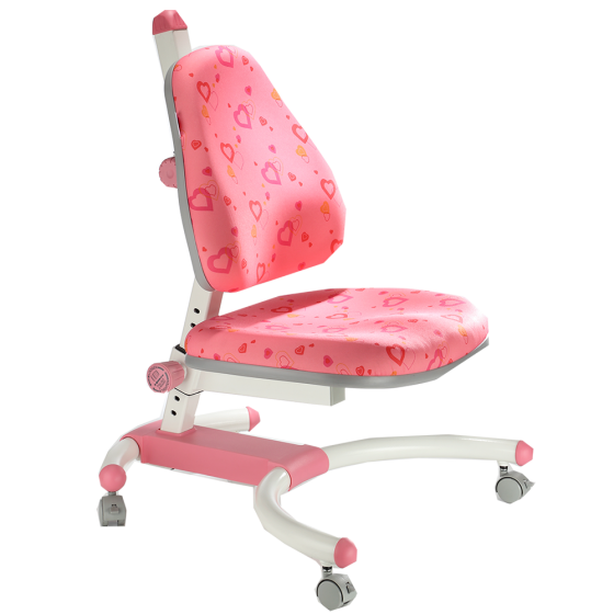 Comf-Pro เก้าอี้เพื่อสุขภาพเด็ก รุ่น คิสมาสเตอร์ K639 สีชมพูลายหัวใจ