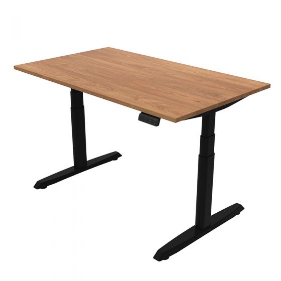Ergotrend โต๊ะเพื่อสุขภาพเออร์โกเทรน Sit 2 Stand GEN5 ไม้จริง Top Cherry Thickness20mm  (Premium dual motor) 