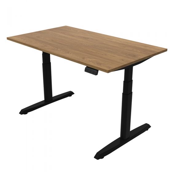 Ergotrend โต๊ะเพื่อสุขภาพเออร์โกเทรน Sit 2 Stand GEN5 ไม้จริง Top White Oak Joint20  (Premium dual motor) 
