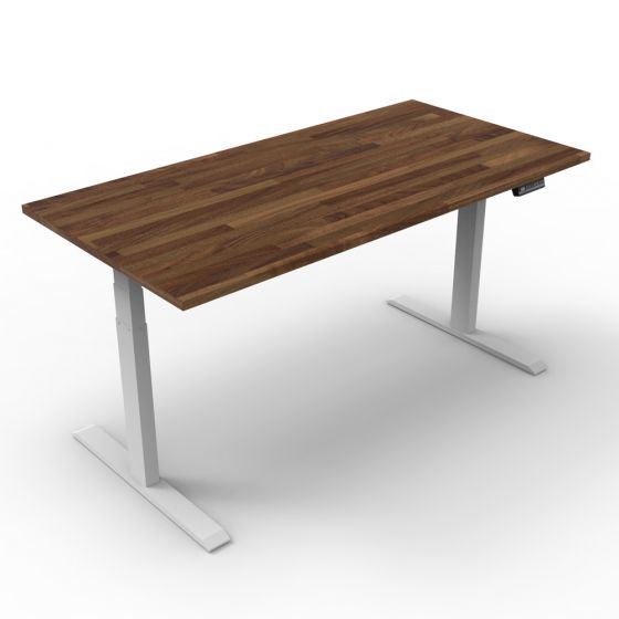 Ergotrend โต๊ะเพื่อสุขภาพเออร์โกเทรน Sit 2 Stand GEN2 (Dual motor) ไม้จริง Top Walnut Joint20