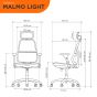 Ergotrend เก้าอี้เพื่อสุขภาพเออร์โกเทรน รุ่น Malmo Light
