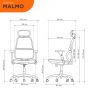 Ergotrend เก้าอี้เพื่อสุขภาพเออร์โกเทรน รุ่น Malmo