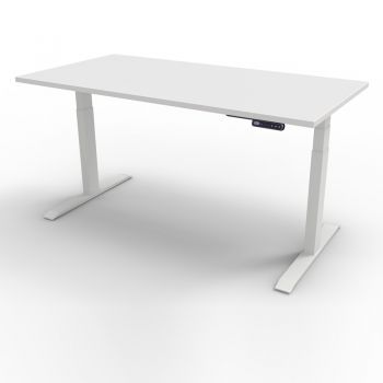 Ergotrend โต๊ะเพื่อสุขภาพเออร์โกเทรน Sit 2 Stand GEN3 White Legs