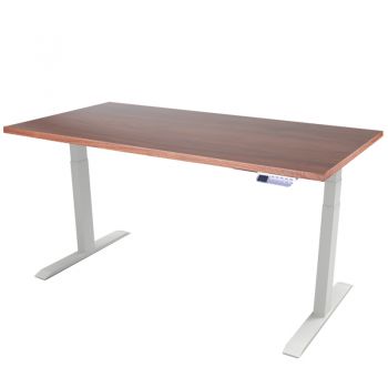 Ergotrend โต๊ะเพื่อสุขภาพเออร์โกเทรน Sit 2 Stand GEN4 ไม้จริง Walnut Thickness 30mm-200x85