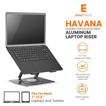 Ergotrend แท่นวางโน้ตบุ๊ค แล็ปท็อป รุ่น HAVANA Laptop Riser