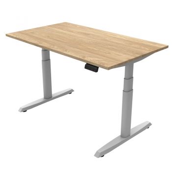 Ergotrend โต๊ะเพื่อสุขภาพเออร์โกเทรน Sit 2 Stand GEN5 ไม้จริง Top Ash Thickness20mm (Premium dual motor)