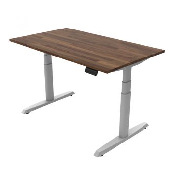 Ergotrend โต๊ะเพื่อสุขภาพเออร์โกเทรน Sit 2 Stand GEN5 ไม้จริง Top Walnut  Joint20 (Premium dual motor) 